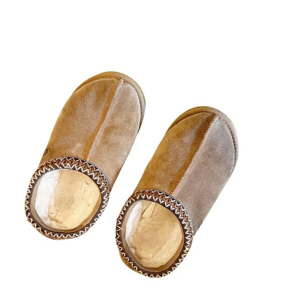 Ugg Suede Upper Tasman Slipper Slip-On Comfort In Chestnut Tan Size 7 - Picture 8 of 10